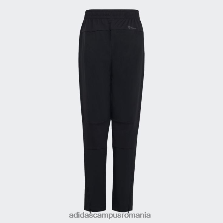 adidas campus romania pantaloni de jogging aeroready cu 3 dungi negri copii negru argintiu J266N218632