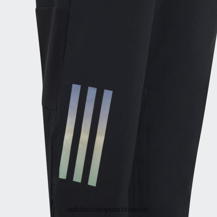 adidas campus romania pantaloni de jogging aeroready cu 3 dungi negri copii negru argintiu J266N218632