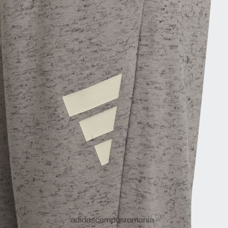 adidas campus romania pantaloni de jogging cu 3 dungi gri solid future icons copii mgh solid gri/alb J266N218911