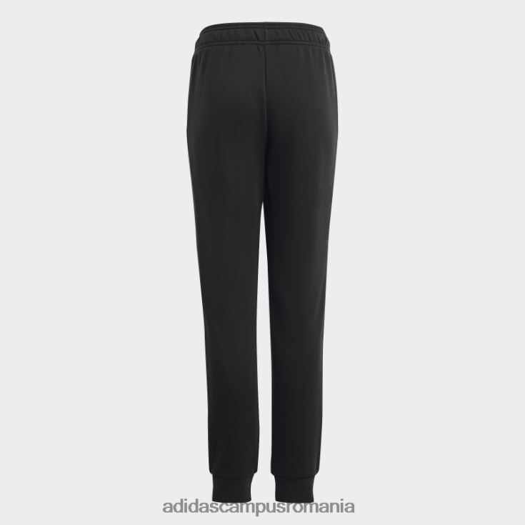 adidas campus romania pantaloni de jogging cu logo mare essentials negri copii alb negru J266N218566
