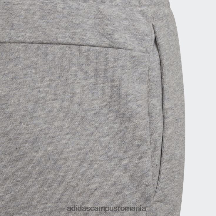 adidas campus romania pantaloni de jogging liniari gri mediu copii gri mediu/roz/coral J266N219294