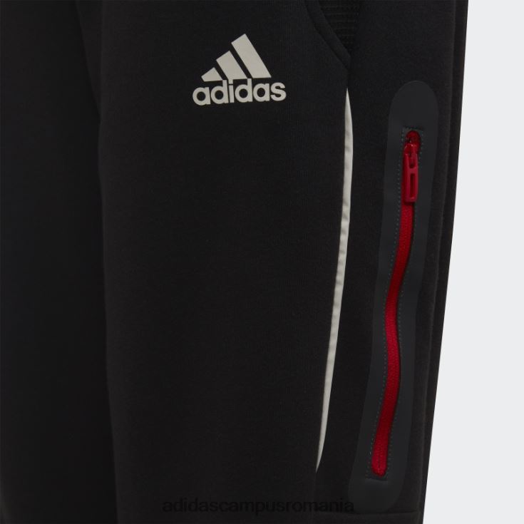 adidas campus romania pantaloni de jogging negri xfg subțiri copii negru/alb/rosu J266N219007