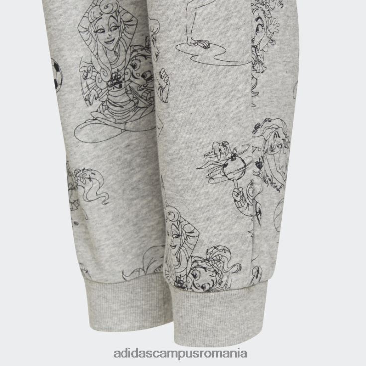 adidas campus romania pantaloni de jogging prințese comozi disney gri mediu copii gri mediu/negru J266N219264