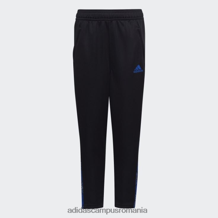 adidas campus romania pantaloni de sport tiro 7/8 negri copii negru/albastru regal J266N211588