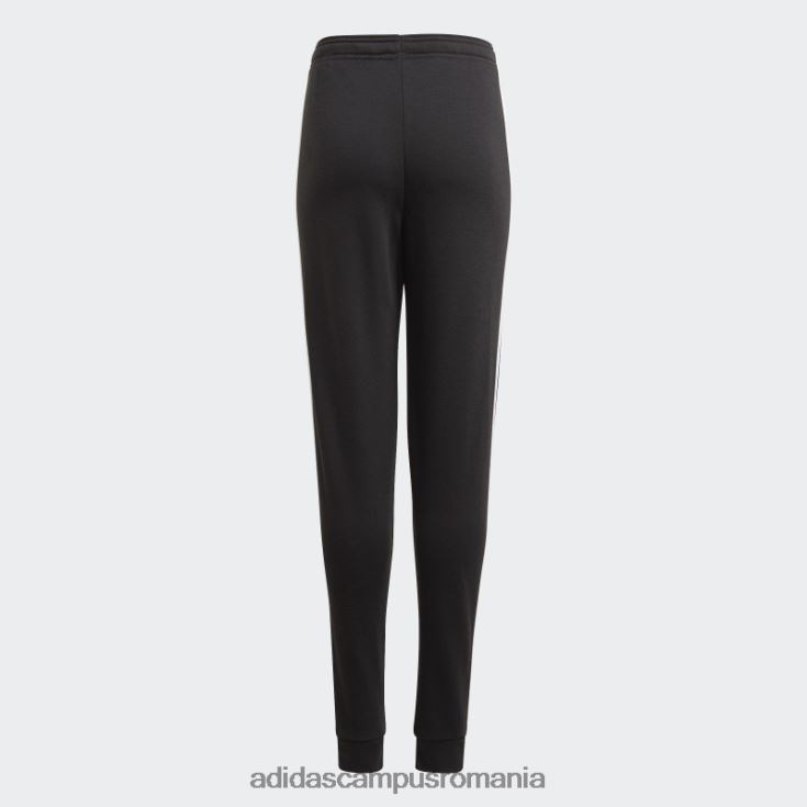 adidas campus romania pantaloni de terry franceză cu 3 dungi esențiali negri fierbinți copii alb negru J266N23817