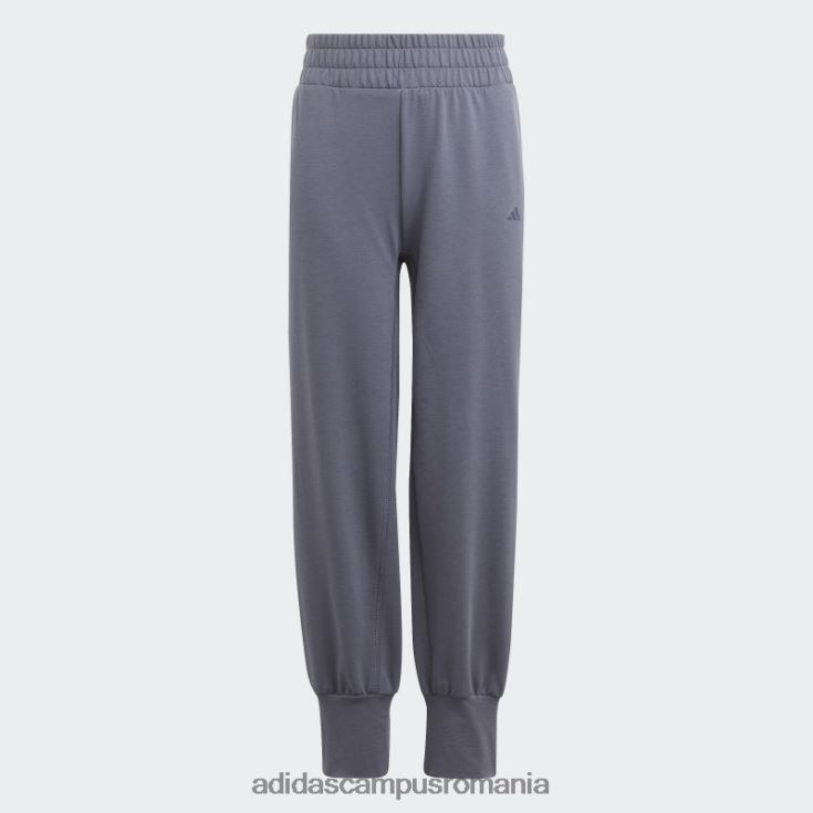 adidas campus romania pantaloni de yoga cu talie mare aeroready bleumarin copii marina J266N212064