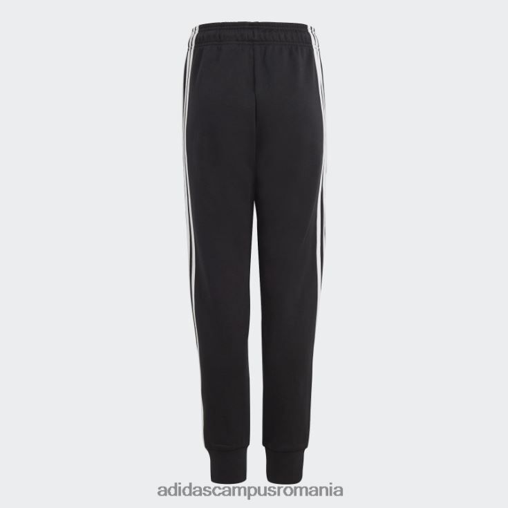adidas campus romania pantaloni din bumbac cu 3 dungi icoane future negre copii alb negru J266N212065