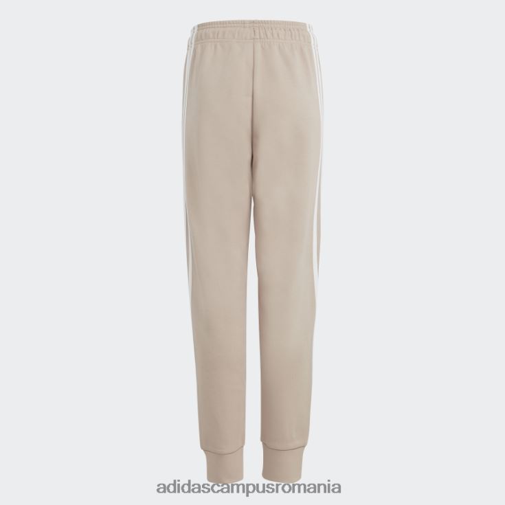 adidas campus romania pantaloni din bumbac cu 3 dungi taupe future icons copii taupe/alb J266N212095