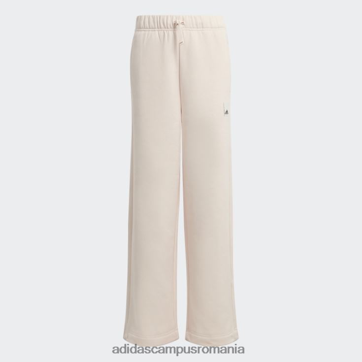 adidas campus romania pantaloni largi din fleece din bumbac quartz lounge adidas copii cuarț/alb/negru J266N212093