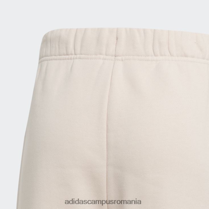 adidas campus romania pantaloni largi din fleece din bumbac quartz lounge adidas copii cuarț/alb/negru J266N212093