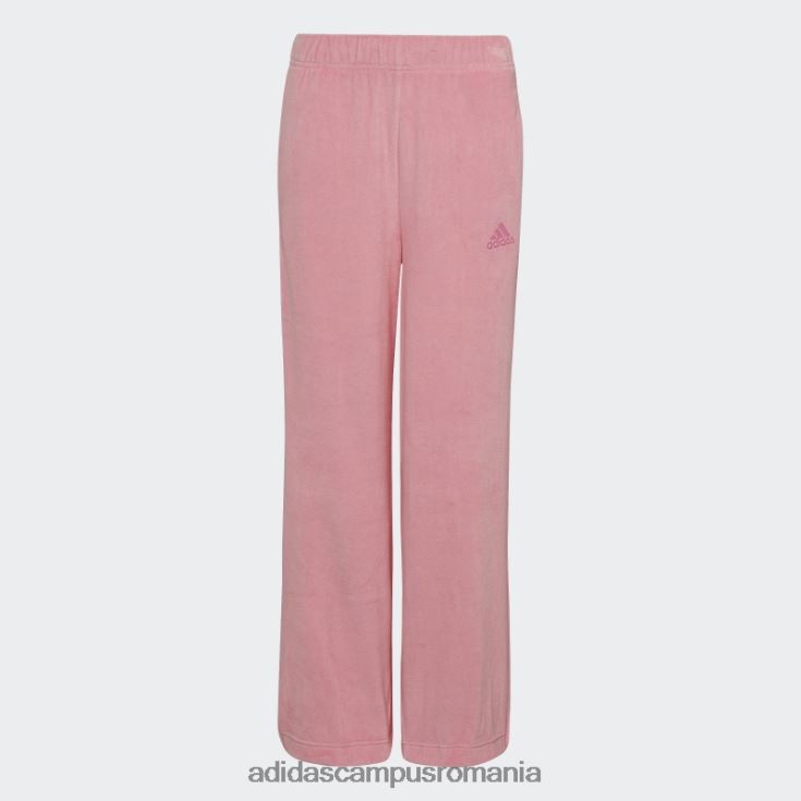 adidas campus romania pantaloni obișnuiți din velur lounge roz copii roz/magenta J266N212173