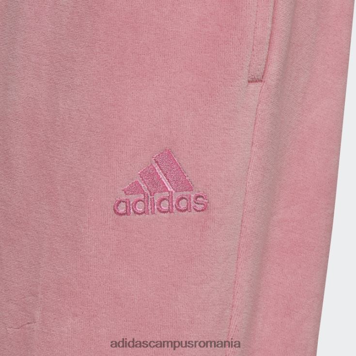 adidas campus romania pantaloni obișnuiți din velur lounge roz copii roz/magenta J266N212173