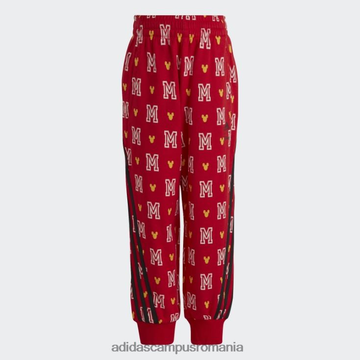 adidas campus romania pantaloni scarlet x disney mickey mouse copii stacojiu/alb/auriu J266N211741