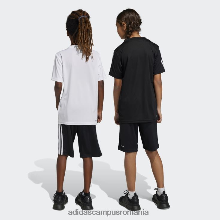 adidas campus romania pantaloni scurți adidas cu 3 dungi aeroready esențiale trenului negru copii alb negru J266N211751
