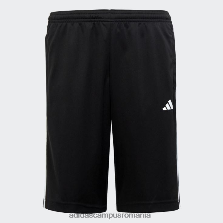 adidas campus romania pantaloni scurți adidas cu 3 dungi aeroready esențiale trenului negru copii alb negru J266N211751