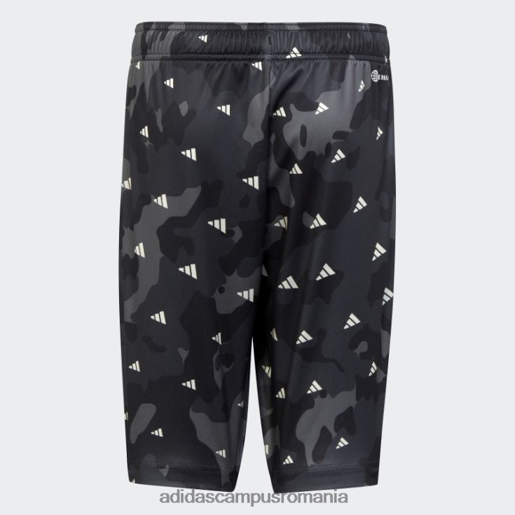 adidas campus romania pantaloni scurți adidas cu ajustări obișnuite cu imprimeu general aeroready de sezon copii gri J266N218489