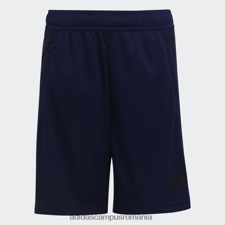 adidas campus romania pantaloni scurți aeroready heather albastru închis adidas copii albastru închis/negru J266N211814