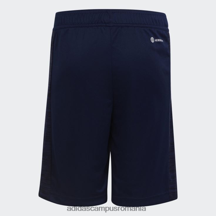 adidas campus romania pantaloni scurți aeroready heather albastru închis adidas copii albastru închis/negru J266N211814