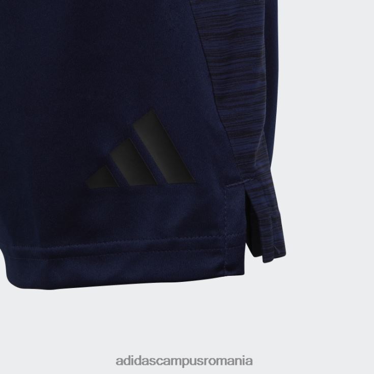 adidas campus romania pantaloni scurți aeroready heather albastru închis adidas copii albastru închis/negru J266N211814