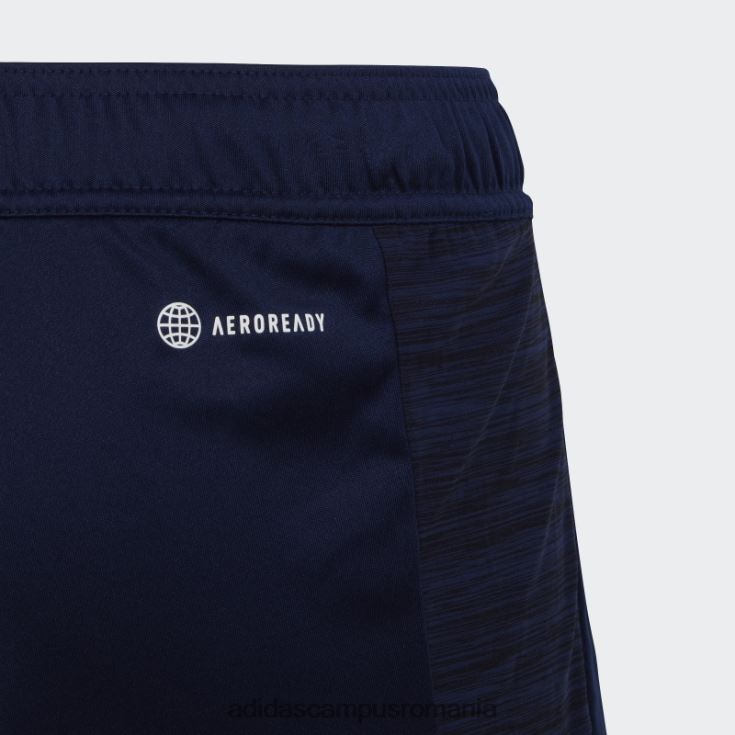 adidas campus romania pantaloni scurți aeroready heather albastru închis adidas copii albastru închis/negru J266N211814