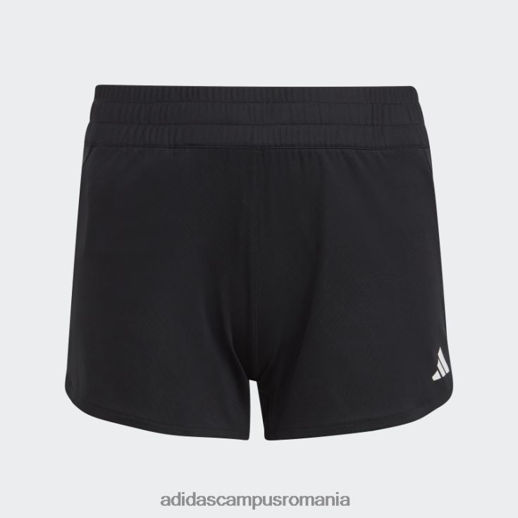 adidas campus romania pantaloni scurți aeroready tricot cu 3 dungi negru copii alb negru J266N219195