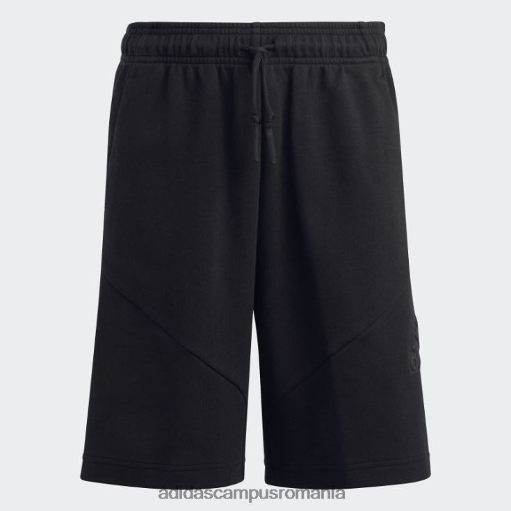 adidas campus romania pantaloni scurți de 8 inchi cu sigla black future icons copii negru J266N218598