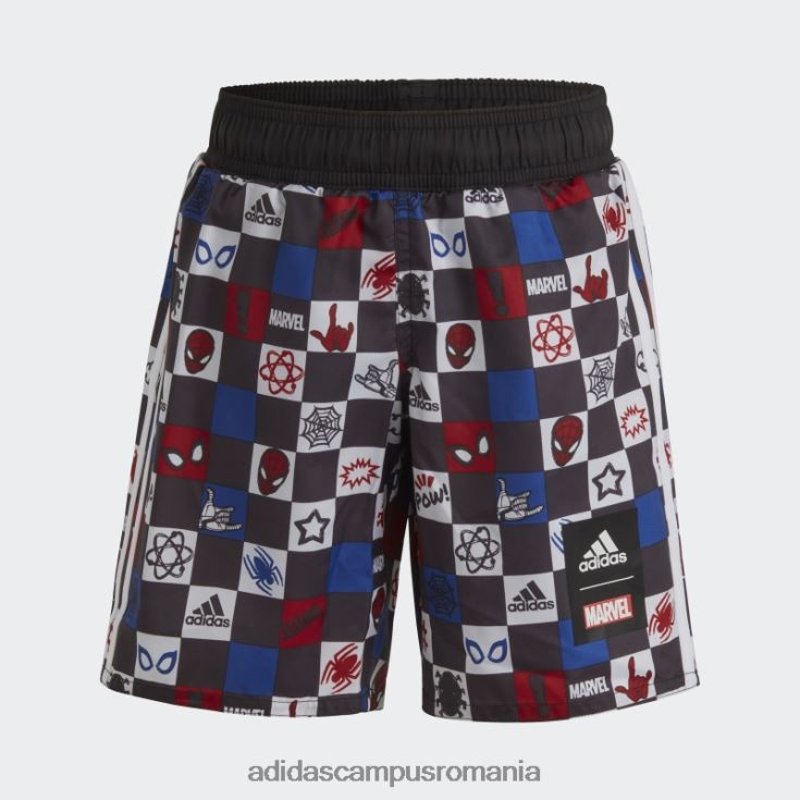 adidas campus romania pantaloni scurți de baie alb x marvel\'s spider-man copii alb/stacojiu/albastru/negru J266N218495