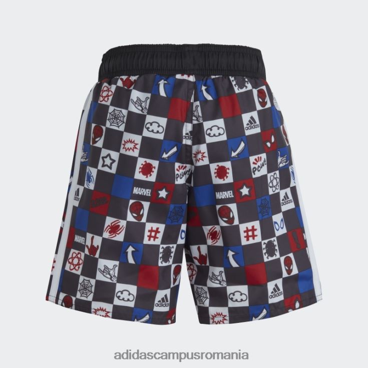 adidas campus romania pantaloni scurți de baie alb x marvel\'s spider-man copii alb/stacojiu/albastru/negru J266N218495