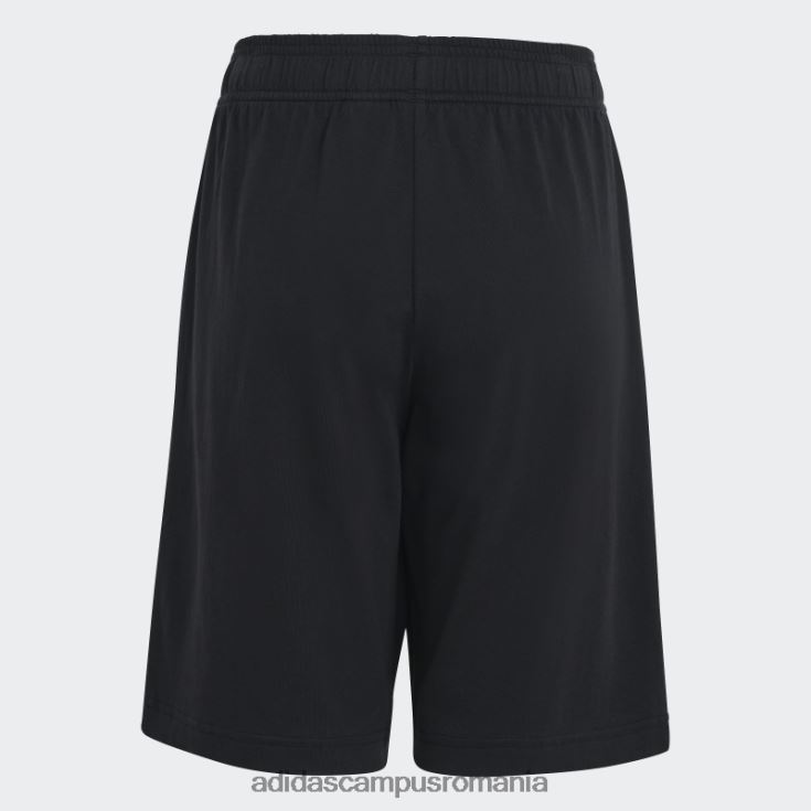 adidas campus romania pantaloni scurți din bumbac cu logo mare essentials negru copii alb negru J266N211750