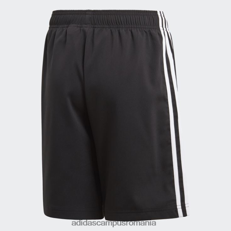 adidas campus romania pantaloni scurți țesuți cu 3 dungi adidas copii alb negru J266N219035