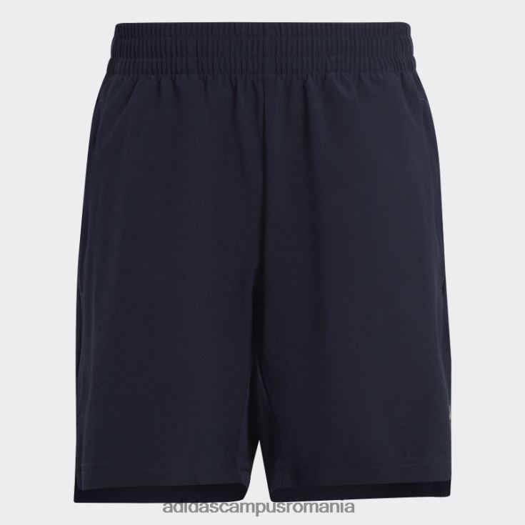 adidas campus romania pantaloni scurți țesuți cu 3 dungi aeroready fierbinți argintii copii cerneală/argint J266N218277