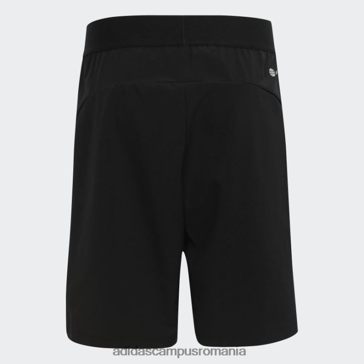 adidas campus romania pantaloni scurți țesuți cu logo aeroready cu iconițe de tren negre copii negru/albastru J266N211740