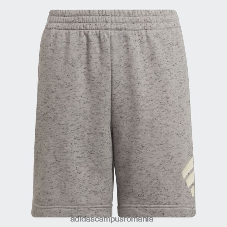 adidas campus romania pantaloni scurți mgh gri solid future icons 3 dungi adidas copii mgh solid gri/alb J266N23813
