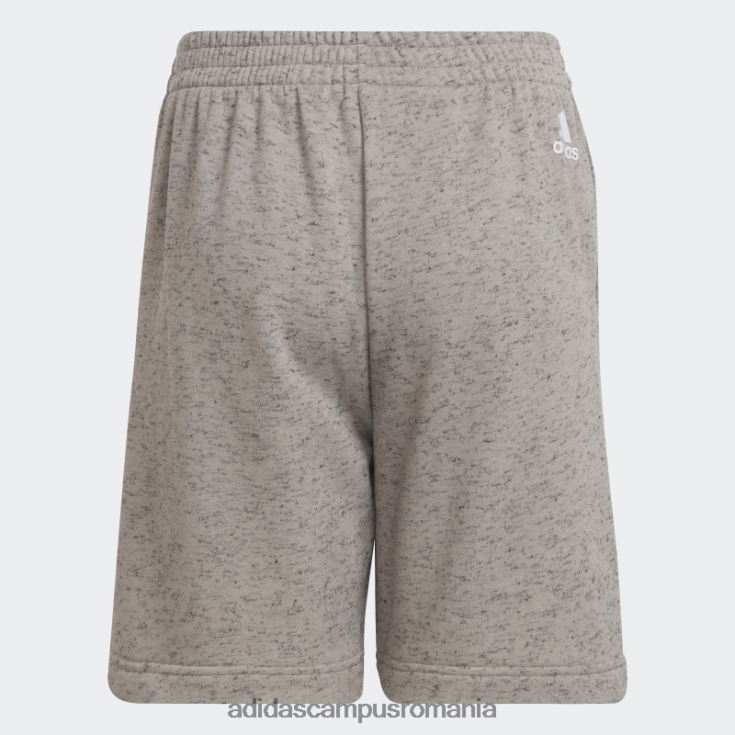 adidas campus romania pantaloni scurți mgh gri solid future icons 3 dungi adidas copii mgh solid gri/alb J266N23813