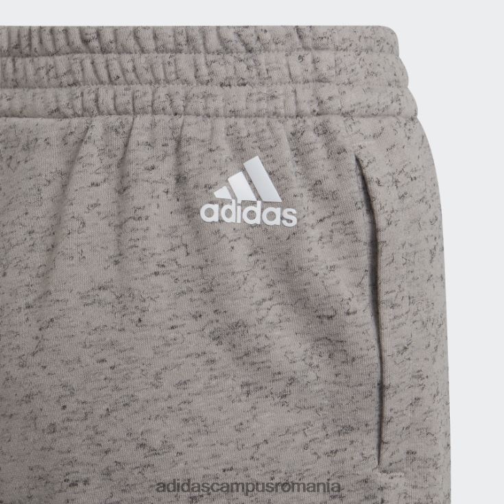 adidas campus romania pantaloni scurți mgh gri solid future icons 3 dungi adidas copii mgh solid gri/alb J266N23813