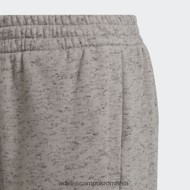 adidas campus romania pantaloni scurți mgh gri solid future icons 3 dungi adidas copii mgh solid gri/alb J266N23813