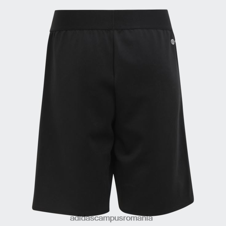 adidas campus romania pantaloni scurți negri aeroready copii negru/argintiu/gri J266N218688