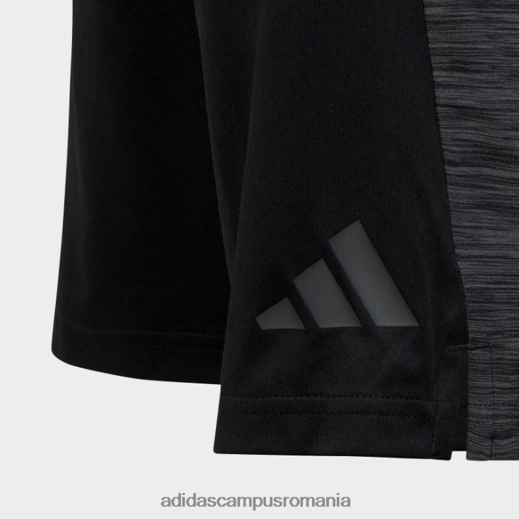 adidas campus romania pantaloni scurți negri aeroready heather copii gri inchis J266N211698