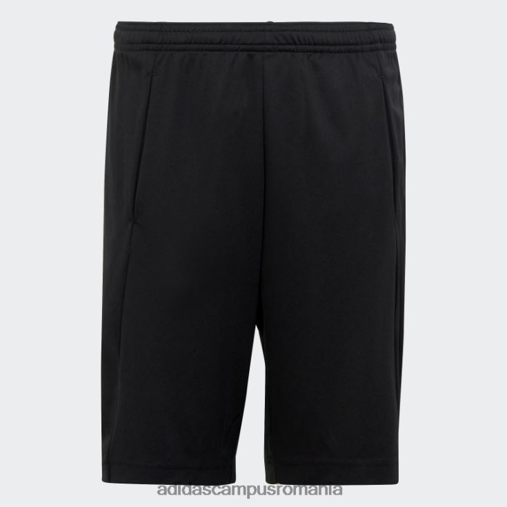 adidas campus romania pantaloni scurți negri cu logo-ul aeroready esențiali pentru trenuri copii alb negru J266N211759