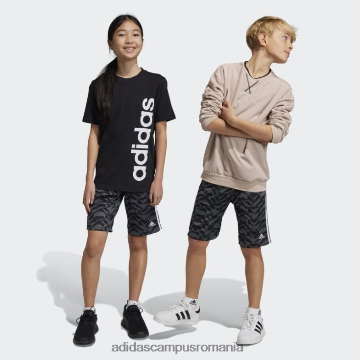 adidas campus romania pantaloni scurți pentru serbarea fotbalului gri copii gri/negru/alb J266N211894