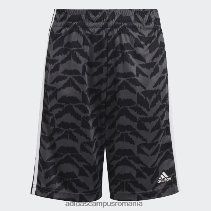 adidas campus romania pantaloni scurți pentru serbarea fotbalului gri copii gri/negru/alb J266N211894