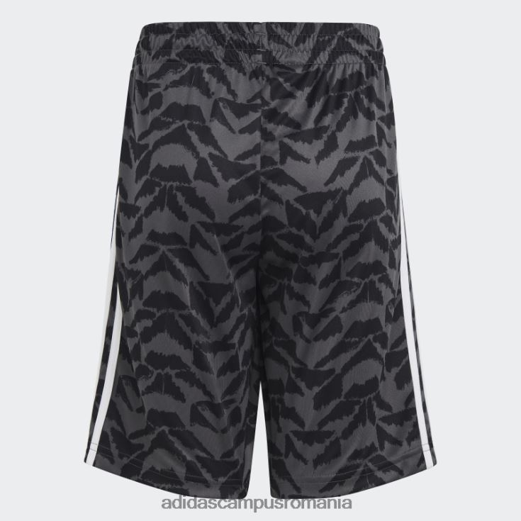 adidas campus romania pantaloni scurți pentru serbarea fotbalului gri copii gri/negru/alb J266N211894