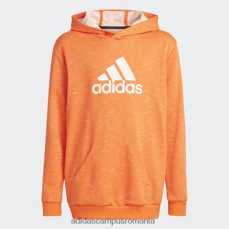 adidas campus romania portocaliu icoane viitoare insignă de hanorac sport cu glugă copii portocaliu/alb J266N211992