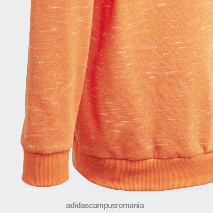 adidas campus romania portocaliu icoane viitoare insignă de hanorac sport cu glugă copii portocaliu/alb J266N211992