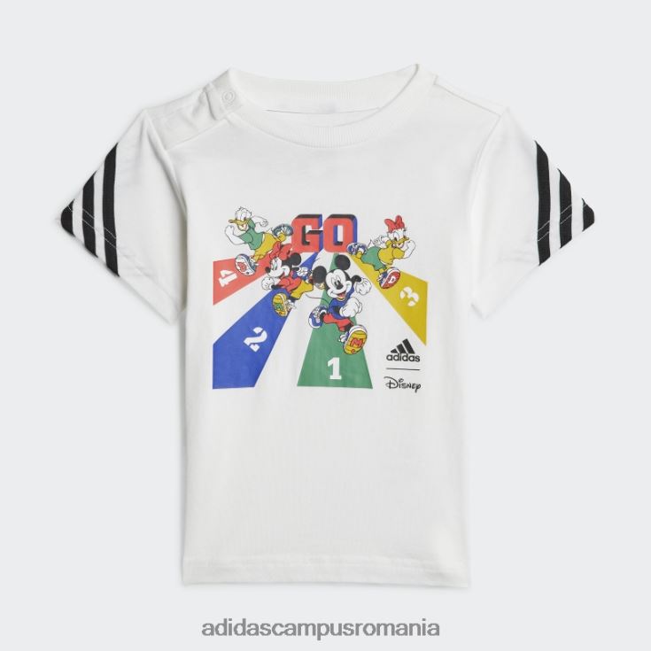 adidas campus romania set cadou alb x disney mickey mouse fierbinte copii alb negru J266N23329