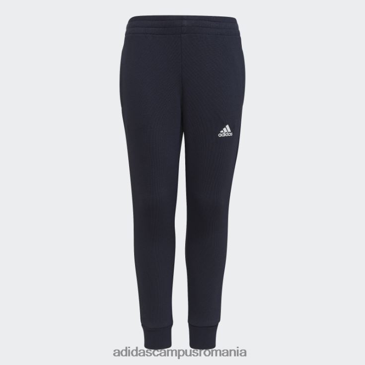 adidas campus romania set de joggeri cu logo french terry albastru copii albastru alb J266N211660
