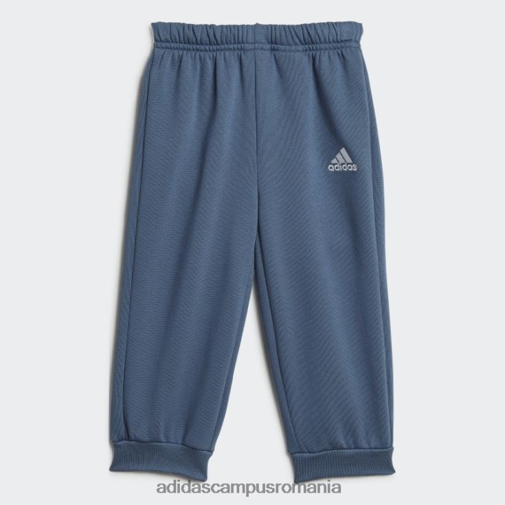 adidas campus romania set de joggeri din fleece teddy cu glugă (gen neutru) albastru adidas copii albastru alb J266N211994