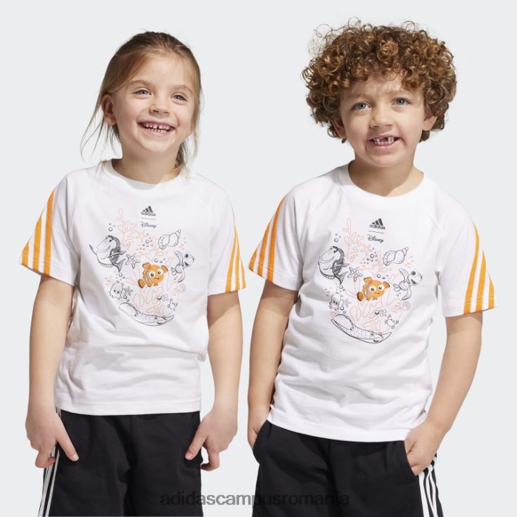 adidas campus romania set de tricou finding Nemo alb copii alb/portocaliu bahia J266N211702