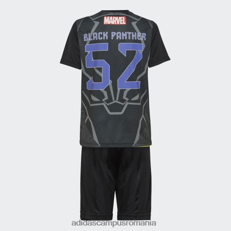 adidas campus romania set de vară black x marvel pantera neagră copii cerneala neagra J266N212023