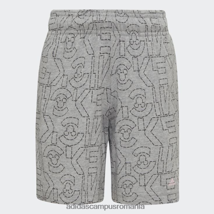 adidas campus romania set de vara alb x disney mickey mouse moda copii alb/roz J266N218950